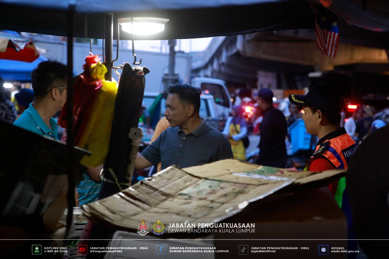 DBKL, JIM Serbu Pasar Pudu Sita, Tahan Peniaga Warga Asing, Tanpa Lesen
