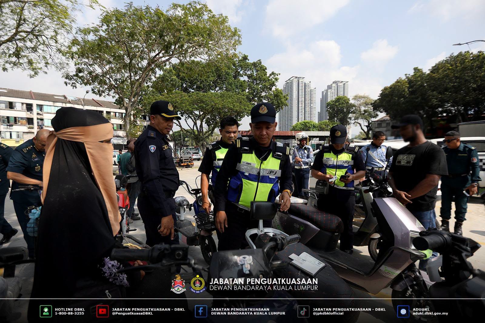 Lagi DBKL, JPJ, PDRM Sita Kenderaan (25), Kompaun (132) Dalam Operasi Bersepadu Pemandu Bukan Warganegara
