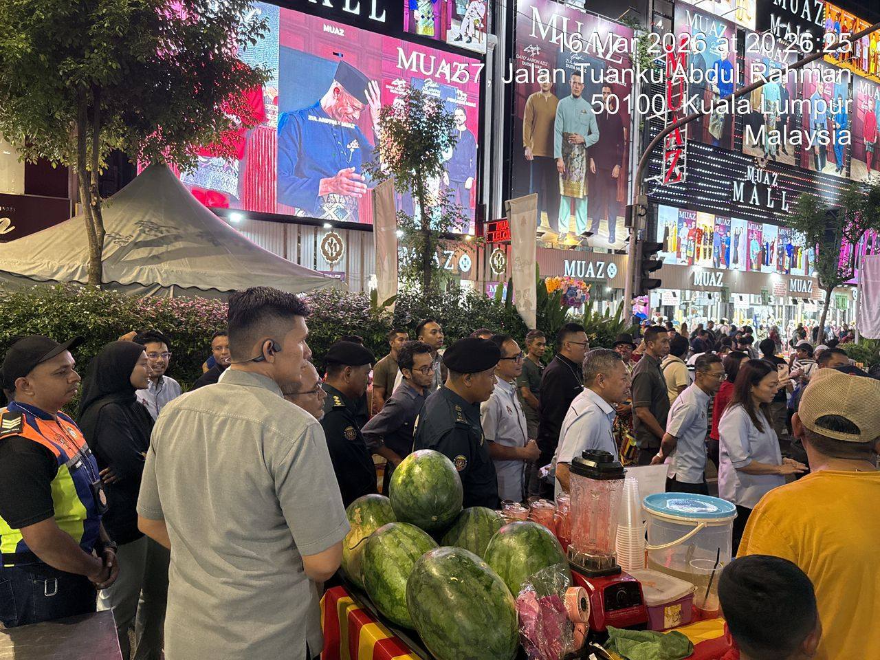 Kerja Kerja Pembersihan Di Jalan Tuanku Abdul Rahman - March 17, 2026