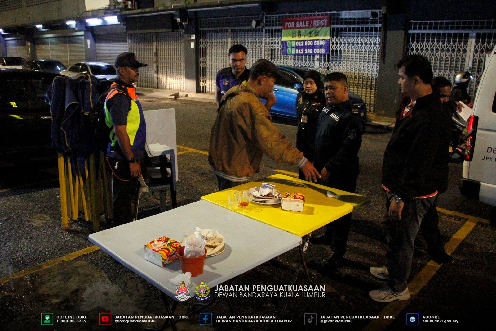 DBKL Sita, Kompaun Dalam Tindakan Penguatkuasaan Di Jalan Hj Hussien - May 17, 2026