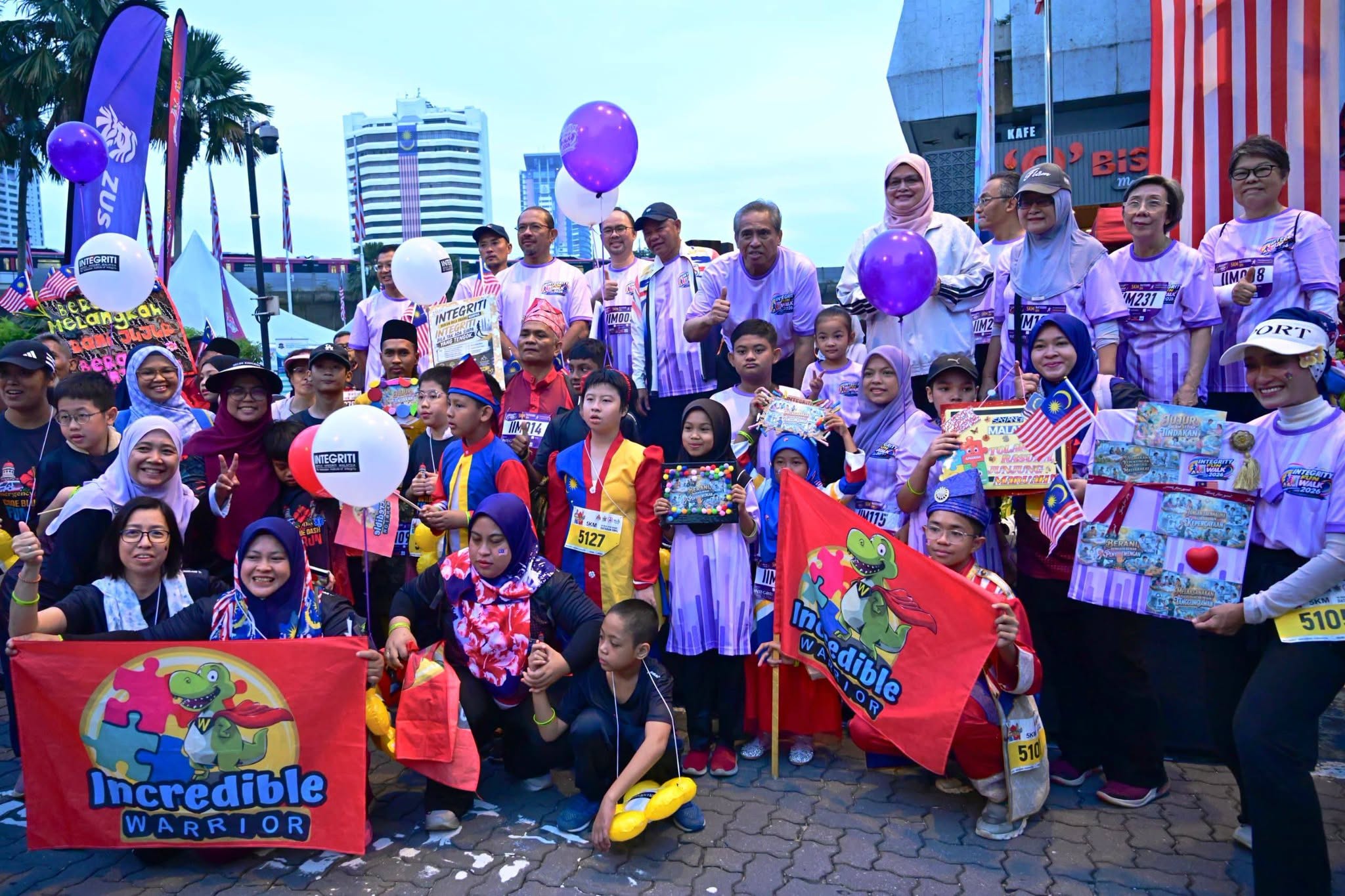 Integrity Fun Walk 2026 Sempena Kuala Lumpur Car Free Morning
