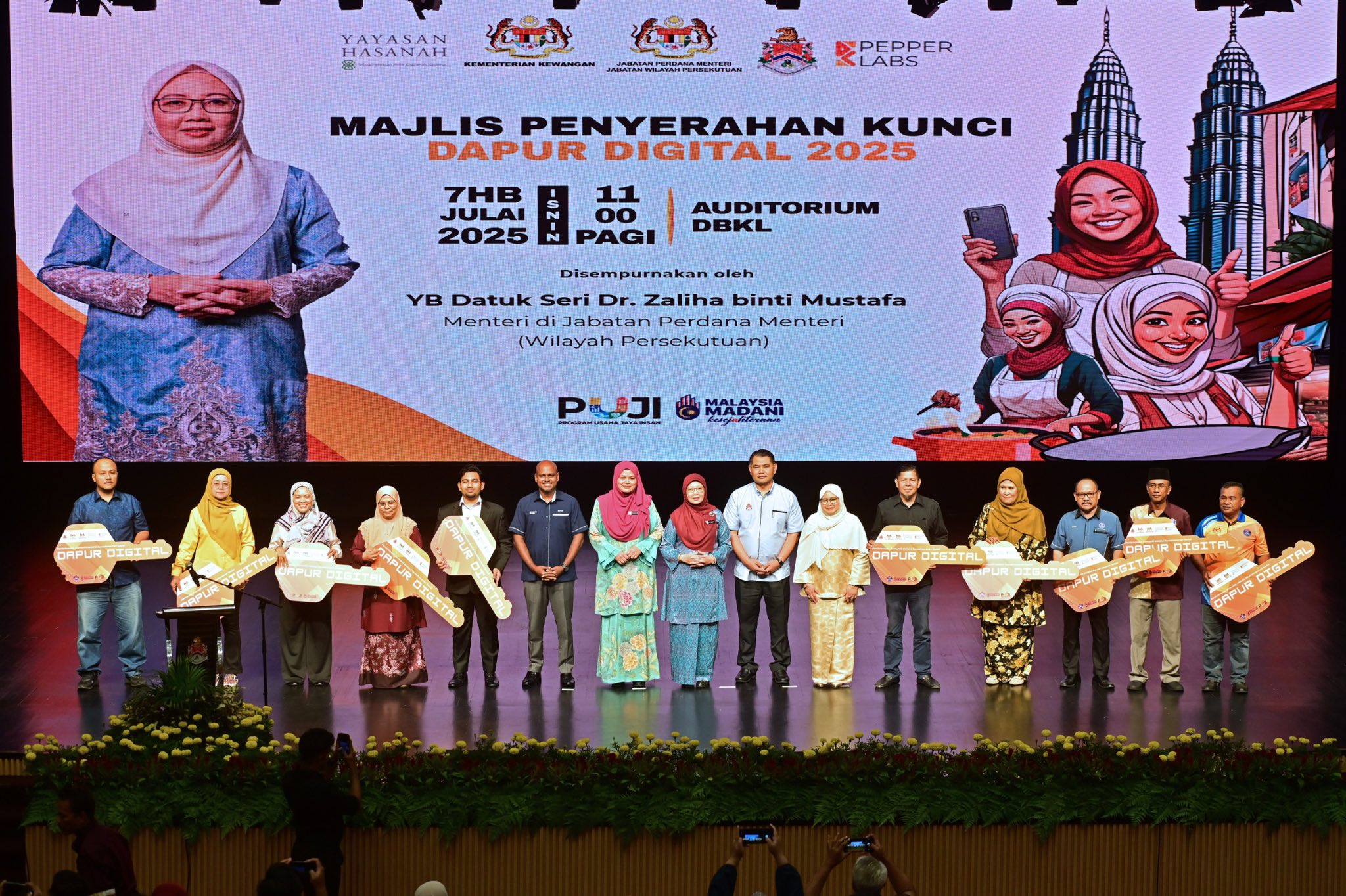 Majlis Penyerahan Kunci Dapur Digital WP Kuala Lumpur Pacu Ekonomi Komuniti Bandar - July 7, 2025