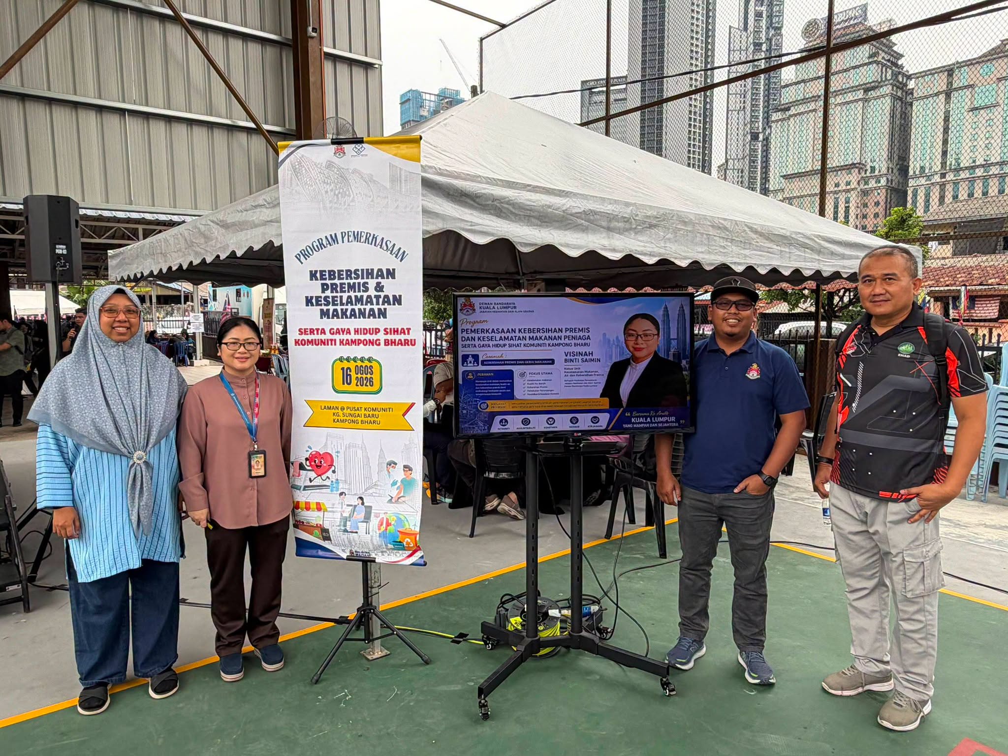 DBKL Perkasa Kebersihan Premis Makanan Dan Gaya Hidup Sihat Komuniti Kampong Bharu