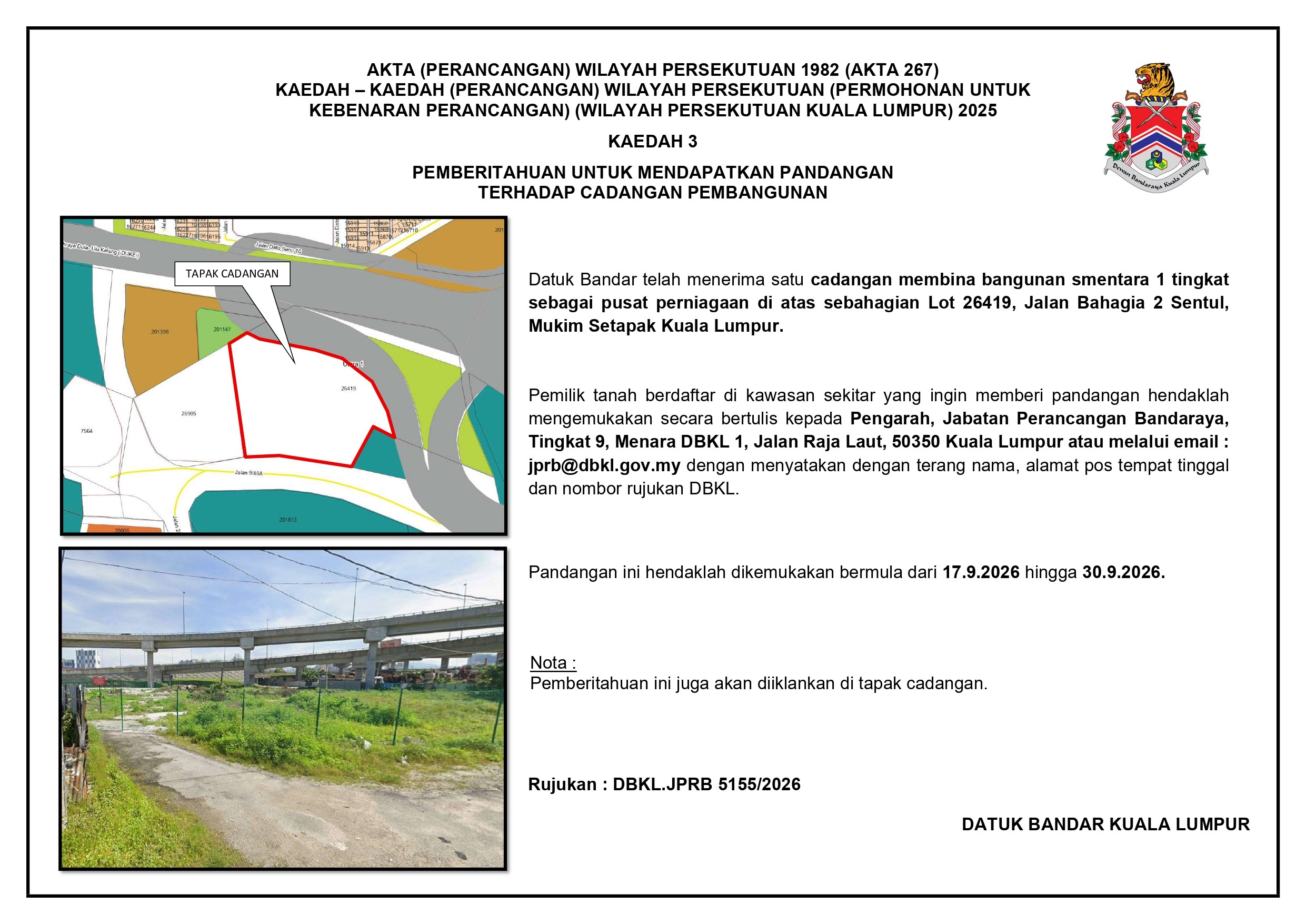 Hebahan notis pemberitahuan mendapat pandangan kaedah3 5155.2026 17092026 page 0001