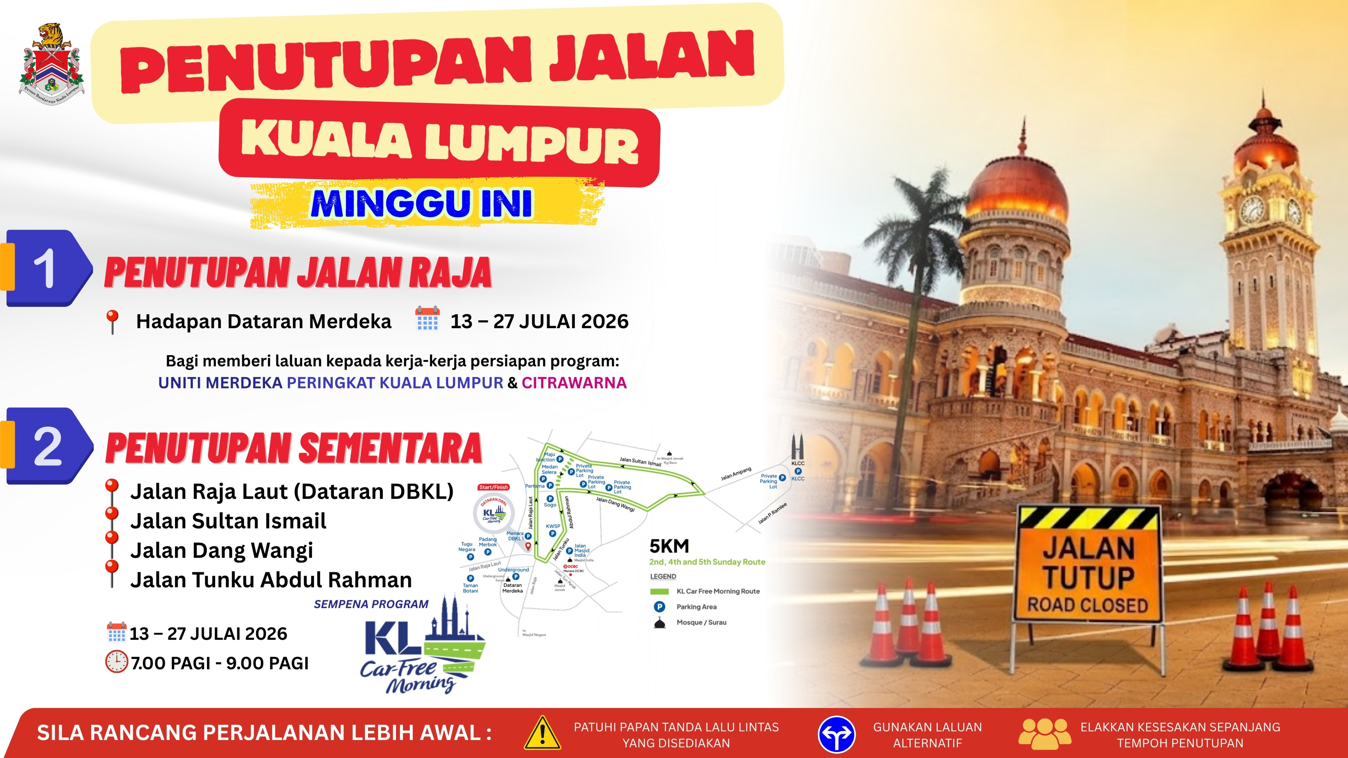 tutup jalan